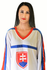 Fototapeta premium Slovakian hockey fan 