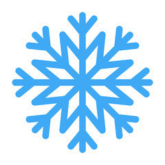 Vector illustration of snowflake for winter design.
