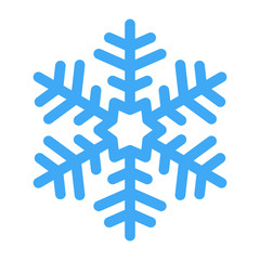 Vector illustration of snowflake for winter design.