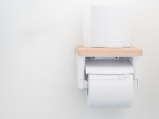 Japanese domestic toilet paper holder