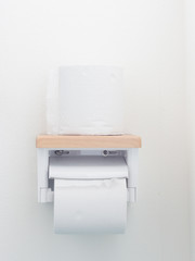 Japanese domestic toilet paper holder