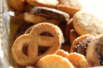 Freshly baked sugar cookies - sweet delicious food