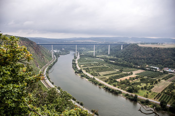 Bridge view from wineyard Wine Region Winningen 4