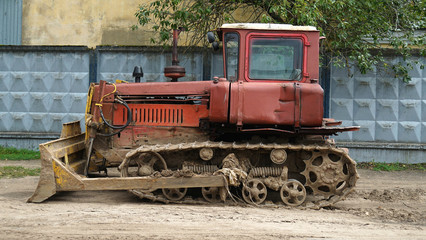 Fototapeta na wymiar bulldozer
