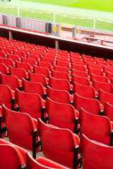 Pattern of Seats at the sport stadium