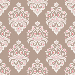 vintage seamless vector damask