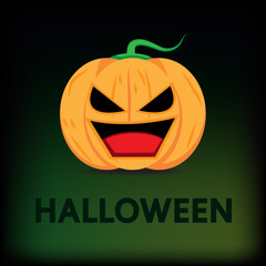 Halloween pumpkin vector design.