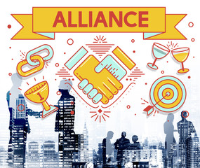 Alliance Team Together Collaboration Partnership Concept