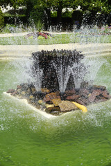 fontaine en marche