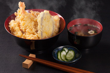 天丼、天ぷら、和食、日本食