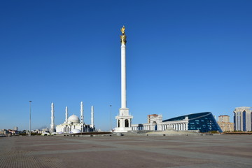 Independence Square in Astana, Kazakhstan