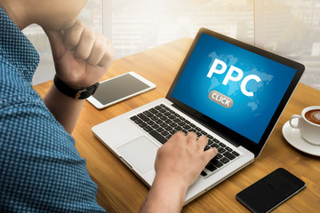 PPC - Pay Per Click concept