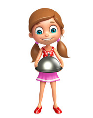 kid girl with Cloche