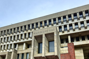 Boston City Hall in Government Center