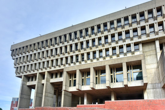 Boston City Hall In Government Center