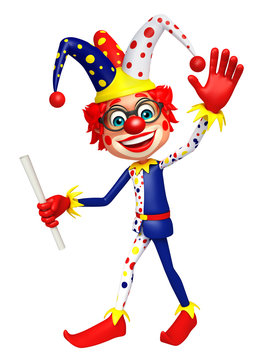 Clown with Funny pose