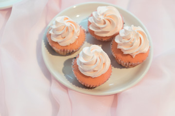 Colorful cup cake