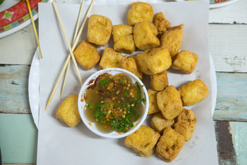 Fried Tofu - healthy food