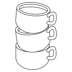Coffee kettle icon. Drink breakfast and menu theme. Isolated design. Vector illustration