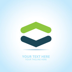 Abstract geometry logo, design concept, emblem, icon, flat logotype element for template.