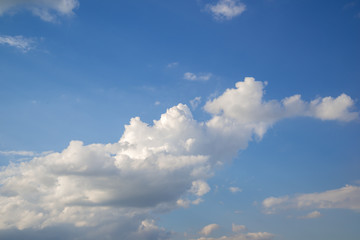 Naklejka na ściany i meble Clouds and blue sky background