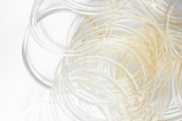 Rubber seal PU. isolated on white background.