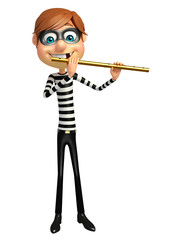 Thief with Flute