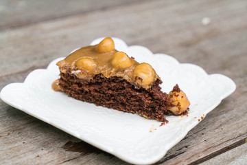 banana butter with macadamia cake