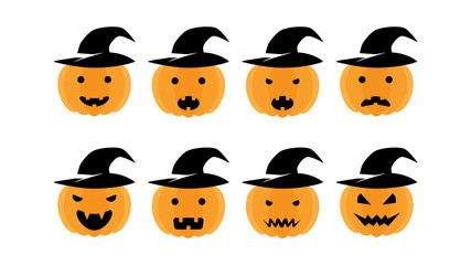 Helloween Event Icon Pack Illustration - Jack o lantern