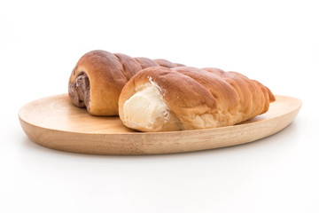 bread roll with cream