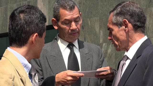 Business Man Rejects Business Proposal