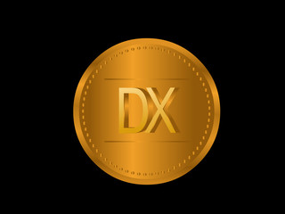 DX Initial Logo for your startup venture