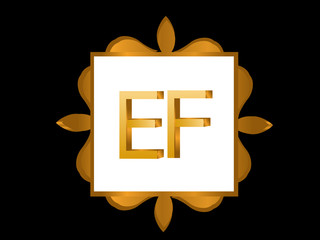 EF Initial Logo for your startup venture
