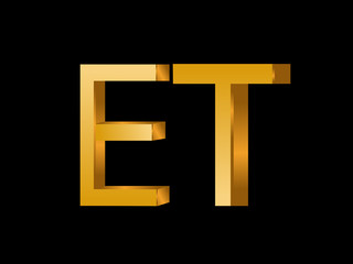 ET Initial Logo for your startup venture