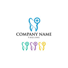 Dentist Dental Tooth Logo Icon Vector