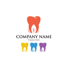 Dentist Dental Tooth Logo Icon Vector