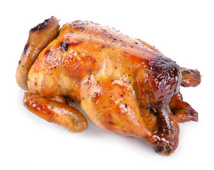 Roasted whole chicken