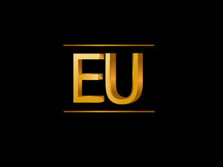 EU Initial Logo for your startup venture