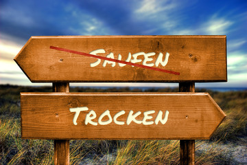 Schild 129 - Trocken