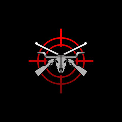 Bulls Eye Logo Icon Vector Image
