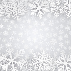 Background with snowflakes