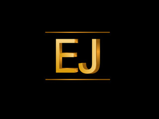 Obraz premium EJ Initial Logo for your startup venture