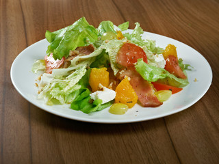 Autumn vegetable salad