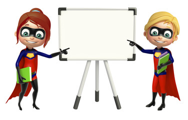 Superboy and Supergirl with Display board book