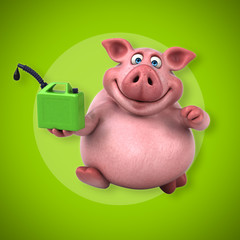Fun pig - 3D Illustration