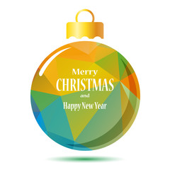 multicolored christmas ball