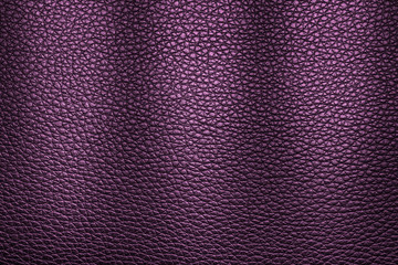 Purple leather texture or leather background for design with copy space for text or image.