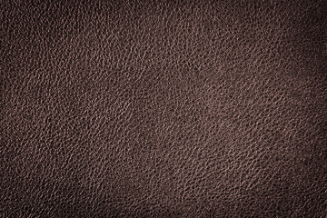 Brown leather texture or leather background for design with copy space for text or image.