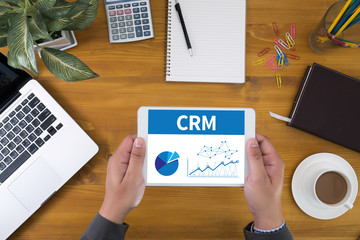 Fototapeta na wymiar Customer CRM Management Analysis Service Business CRM