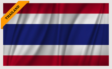 National flag of Thailand - waving edition